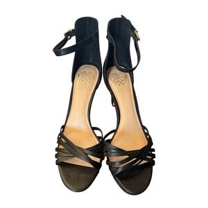 Vince Camuto Beresta Black Strappy Stiletto Heels-NWT Size 9.5